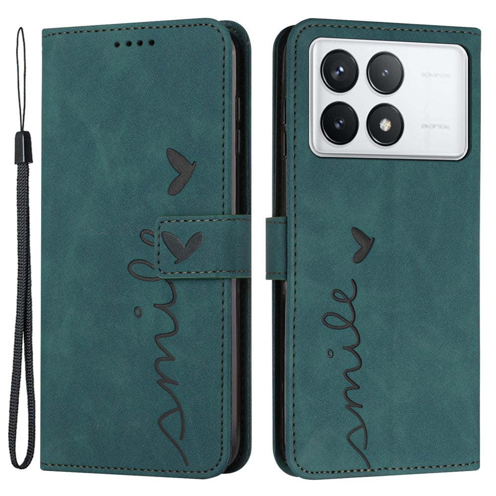 Xiaomi Redmi K70E 5G / Poco X6 Pro 5G Plånboksfodral Magnetiskt Skin-touch PU-läder + TPU mobilskal
