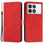 Xiaomi Redmi K70E 5G / Poco X6 Pro 5G Plånboksfodral Magnetiskt Skin-touch PU-läder + TPU mobilskal