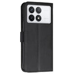 For Xiaomi Redmi K70E 5G / Poco X6 Pro 5G Wallet Case Leather Phone Cover Folding Stand