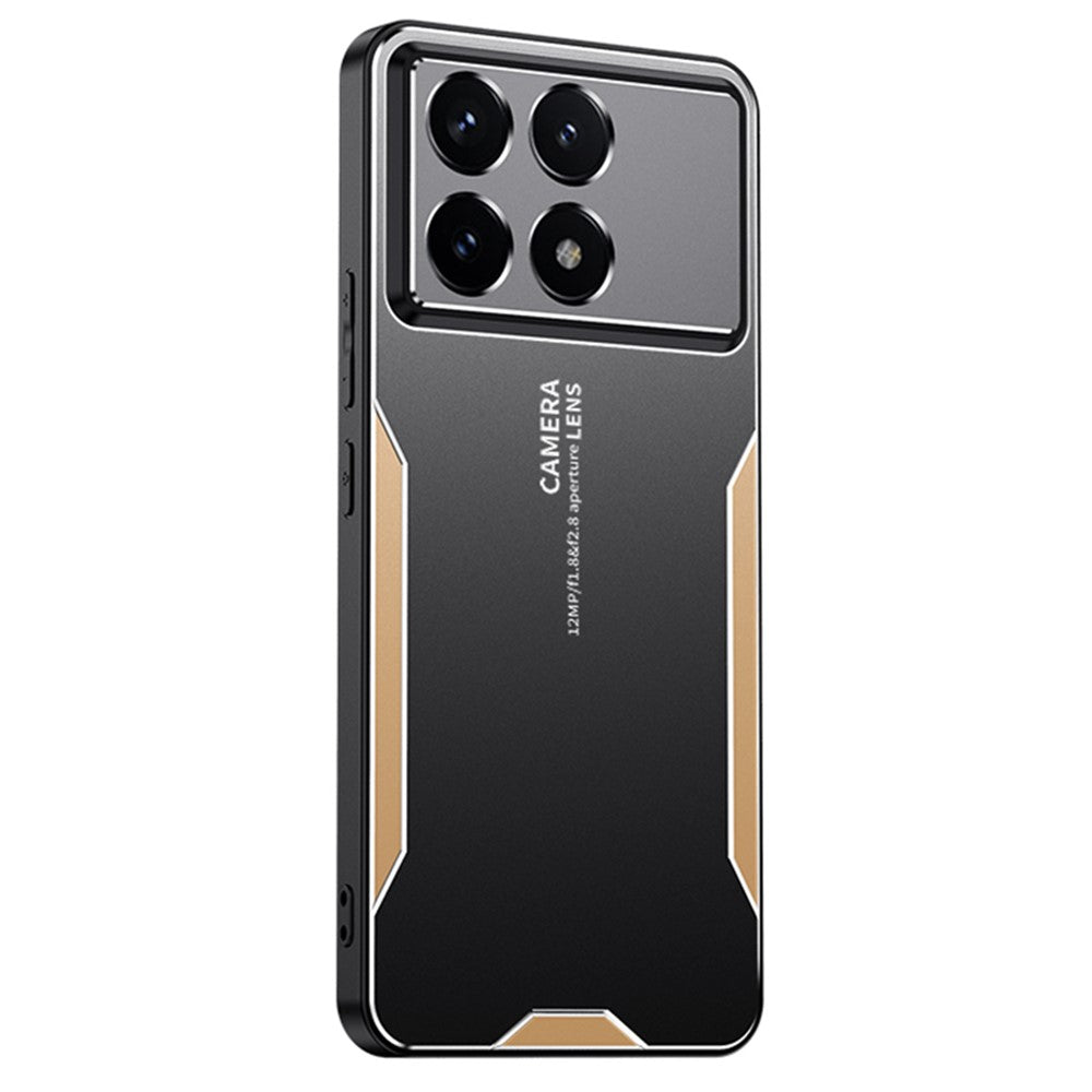 For Xiaomi Redmi K70 Pro 5G Case Slim-Fit PC+TPU+Aluminum Alloy Cell Phone Cover
