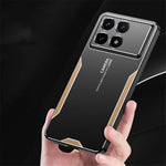 For Xiaomi Redmi K70 Pro 5G Case Slim-Fit PC+TPU+Aluminum Alloy Cell Phone Cover