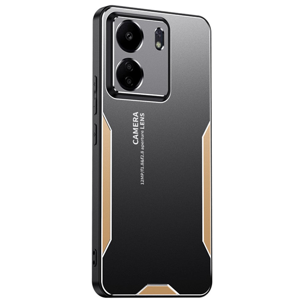 For Xiaomi Redmi 13C 4G / Poco C65 4G Matte Phone Case Aluminium Alloy+PC+TPU