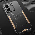 For Xiaomi Redmi 13C 4G / Poco C65 4G Matte Phone Case Aluminium Alloy+PC+TPU