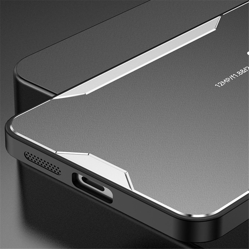 For Xiaomi Redmi 13C 4G / Poco C65 4G Matte Phone Case Aluminium Alloy+PC+TPU