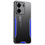 For Xiaomi Redmi 13C 4G / Poco C65 4G Matte Phone Case Aluminium Alloy+PC+TPU