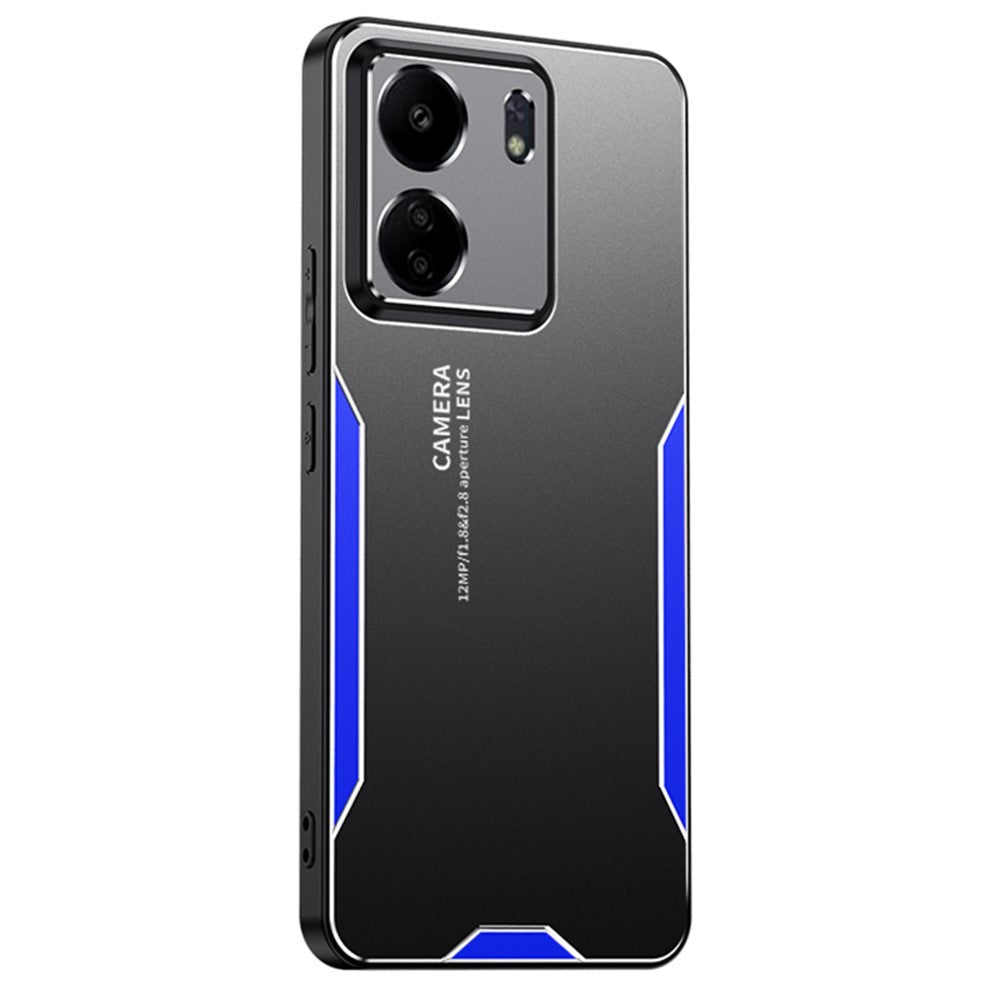 For Xiaomi Redmi 13C 4G / Poco C65 4G Matte Phone Case Aluminium Alloy+PC+TPU