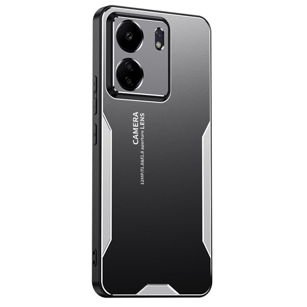 For Xiaomi Redmi 13C 4G / Poco C65 4G Matte Phone Case Aluminium Alloy+PC+TPU
