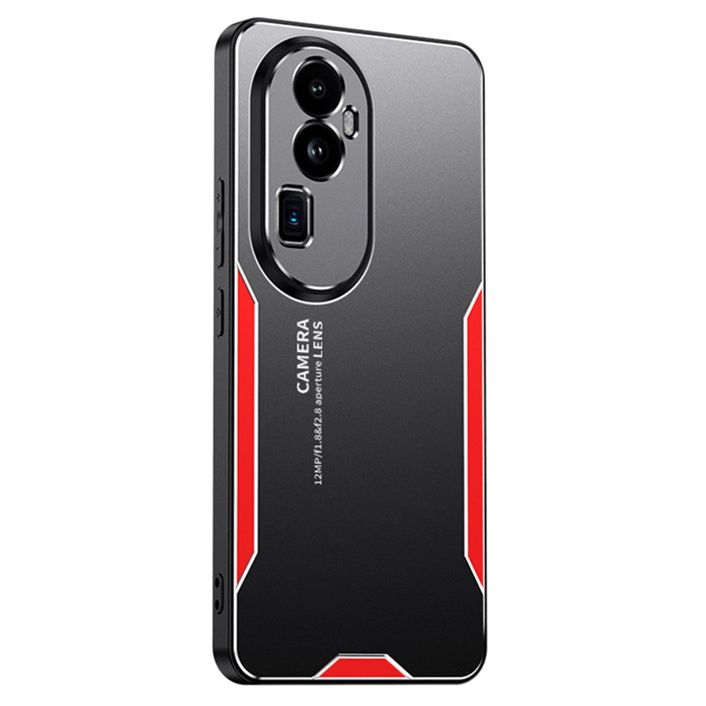 For Oppo Reno10 Pro+ 5G Phone Case Precise Cut-outs Aluminium Alloy Matte Back Cover