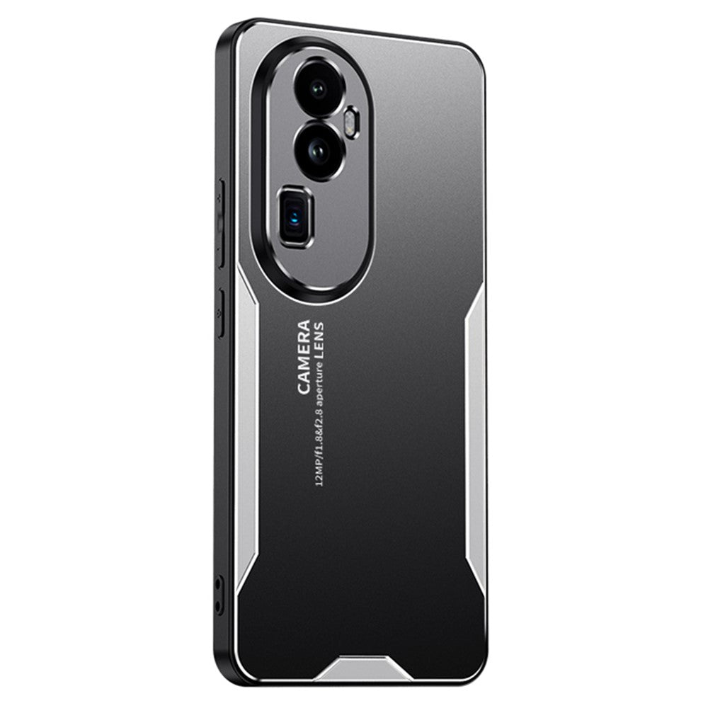 For Oppo Reno10 Pro+ 5G Phone Case Precise Cut-outs Aluminium Alloy Matte Back Cover