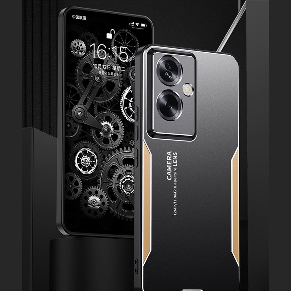 For Oppo A79 5G / A2 5G Phone Case Shockproof Tough Rugged Armor Aluminium Alloy Back Cover