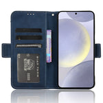 For Samsung Galaxy S24+ Multiple Card Slots Leather Case with Wallet Stand