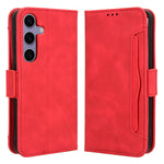For Samsung Galaxy S24+ Multiple Card Slots Leather Case with Wallet Stand