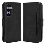 For Samsung Galaxy S24+ Multiple Card Slots Leather Case with Wallet Stand