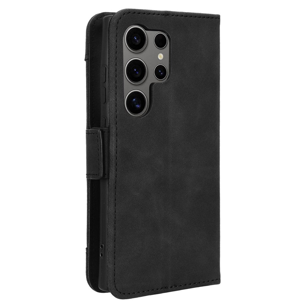 For Samsung Galaxy S24 Ultra Leather Case Multiple Card Slots Wallet Phone Cover