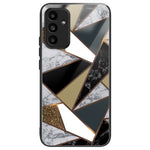 Til Samsung Galaxy A15 4G / 5G Hærdet Glas Cover Stødabsorberende Telefoncover Marmormønster