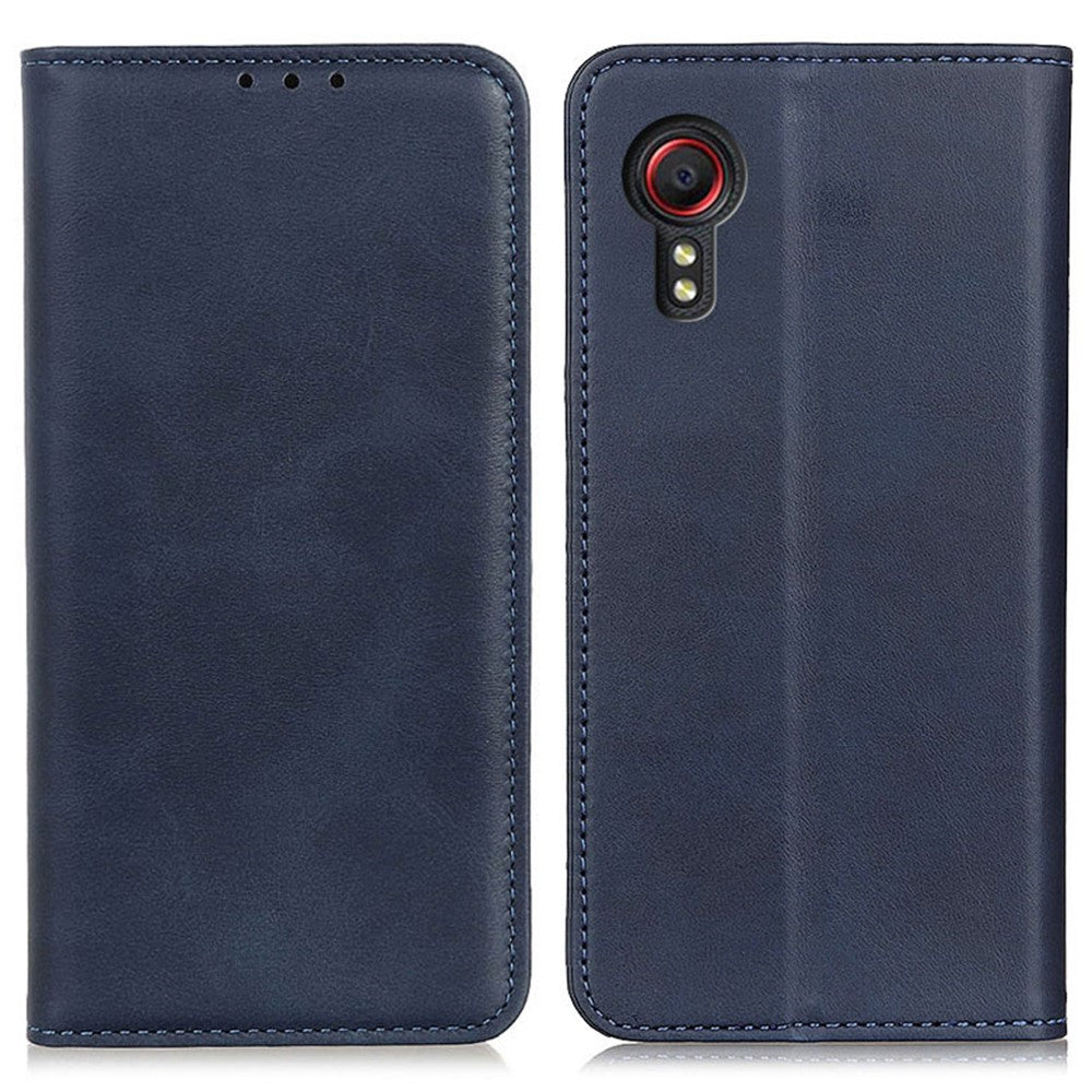 Til Samsung Galaxy Xcover7 Split Læderpung Telefoncover Magnetisk Lukning