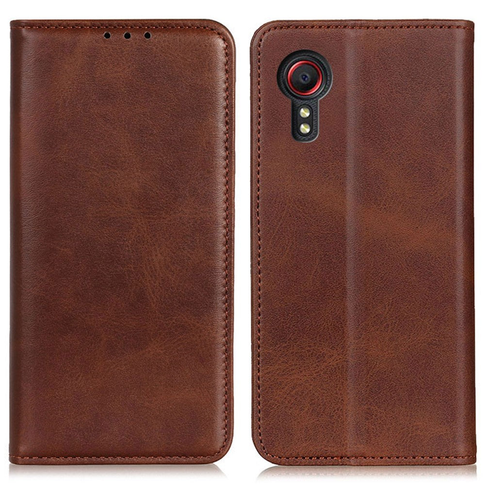Til Samsung Galaxy Xcover7 Split Læderpung Telefoncover Magnetisk Lukning