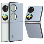 ABEEL För Huawei Pocket 2 mobilskal Ekologiskt Läder + Hårt PC Skyddsfodral