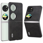 ABEEL For Huawei Pocket 2 Phone Case PU Leather + Hard PC Cover Anti-Shock