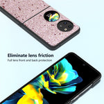 ABEEL For Huawei Pocket 2 Glitter Phone Case Slim PU Leather + Hard PC Protective Cover
