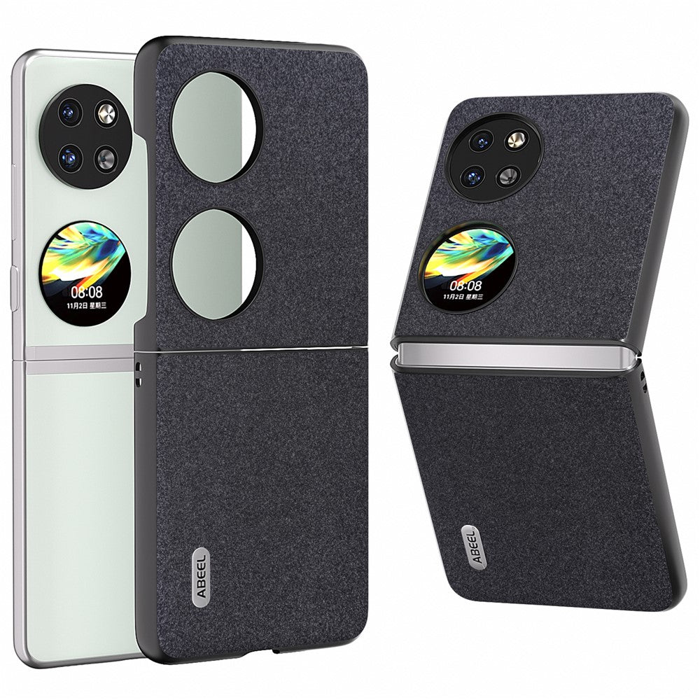 ABEEL For Huawei Pocket 2 Glitter Phone Case Slim PU Leather + Hard PC Protective Cover