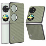 ABEEL For Huawei Pocket 2 Phone Case Carbon Fiber Texture Anti-Scratch