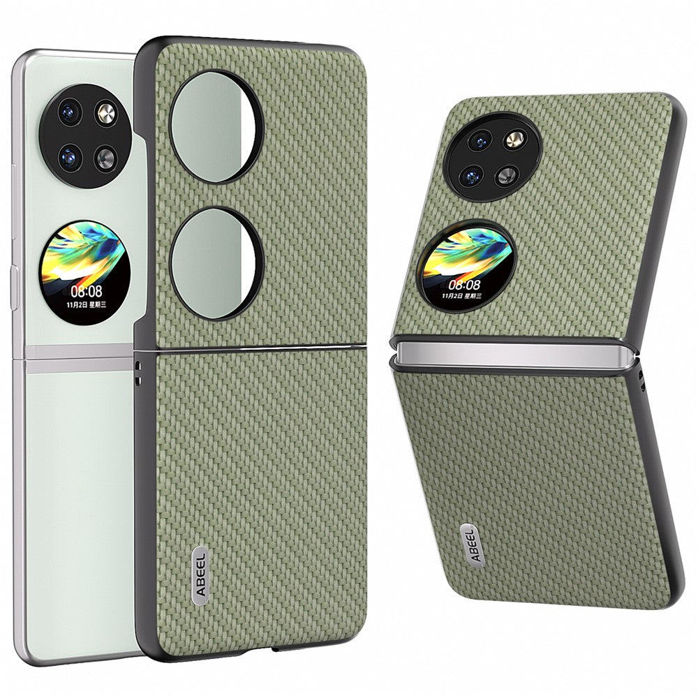 ABEEL For Huawei Pocket 2 Phone Case Carbon Fiber Texture Anti-Scratch