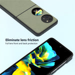 ABEEL For Huawei Pocket 2 Phone Case Carbon Fiber Texture Anti-Scratch