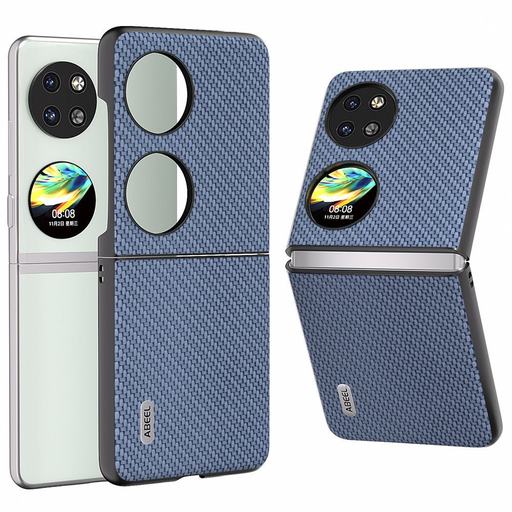 ABEEL For Huawei Pocket 2 Phone Case Carbon Fiber Texture Anti-Scratch