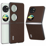 ABEEL For Huawei Pocket 2 Phone Case Carbon Fiber Texture Anti-Scratch
