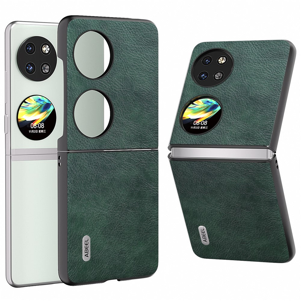 ABEEL For Huawei Pocket 2 Phone Case Hard PC+PU Leather Litchi Texture Cover