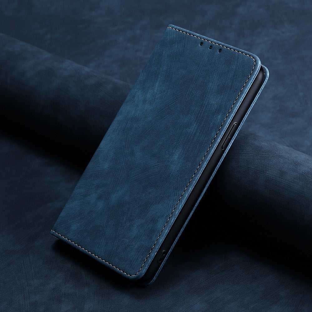 For Samsung Galaxy A25 5G (Global) (161.0 x 76.5 x 8.3mm) Case RFID Blocking PU Leather+TPU Wallet Phone Cover