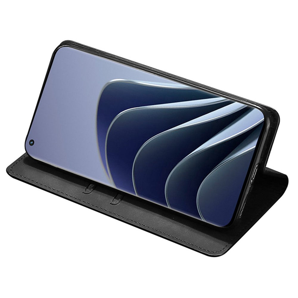 PU-läderskal för OnePlus 12 5G mobilskal stativ kortplatser mobilmobilskydd