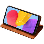 For Samsung Galaxy A15 5G / 4G Case PU Leather Stand Mobile Phone Cover with Card Slots