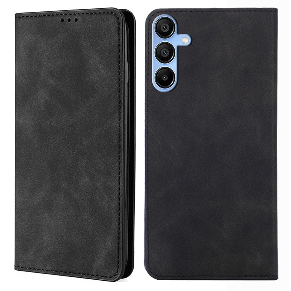 For Samsung Galaxy A15 5G / 4G Case PU Leather Stand Mobile Phone Cover with Card Slots