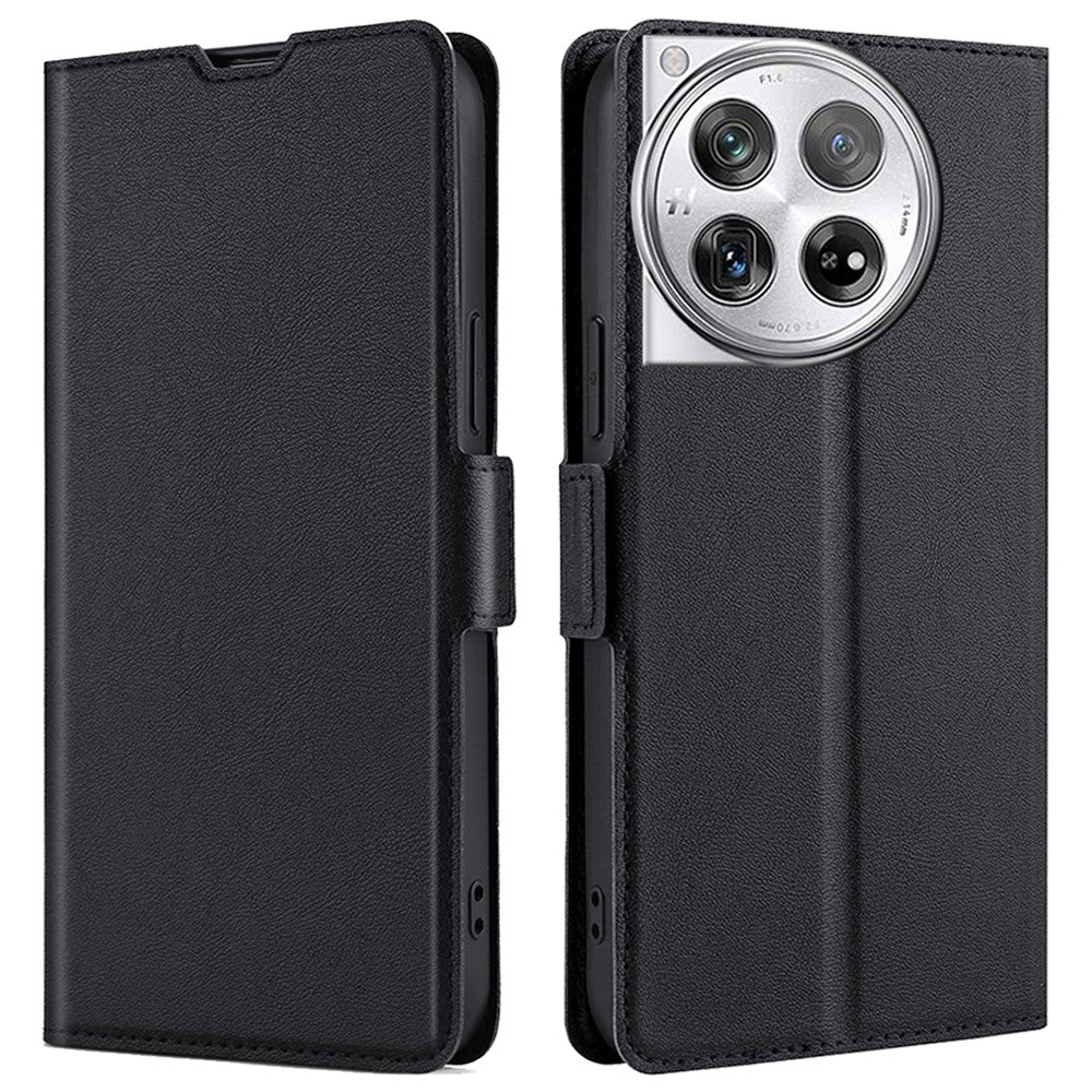 PU-läderfodral för OnePlus 12 5G med kortplatser, mobilmobilfodral, fallskydd, skal