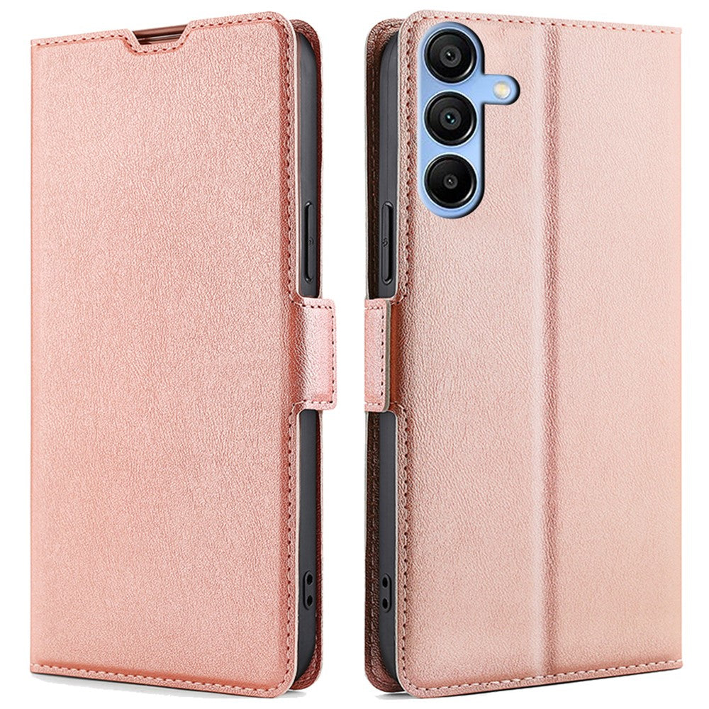 Telefoncover til Samsung Galaxy A15 5G / 4G PU-læder flip cover med kortlommer