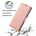 Telefoncover til Samsung Galaxy A15 5G / 4G PU-læder flip cover med kortlommer