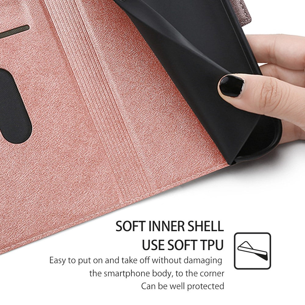 Telefoncover til Samsung Galaxy A15 5G / 4G PU-læder flip cover med kortlommer