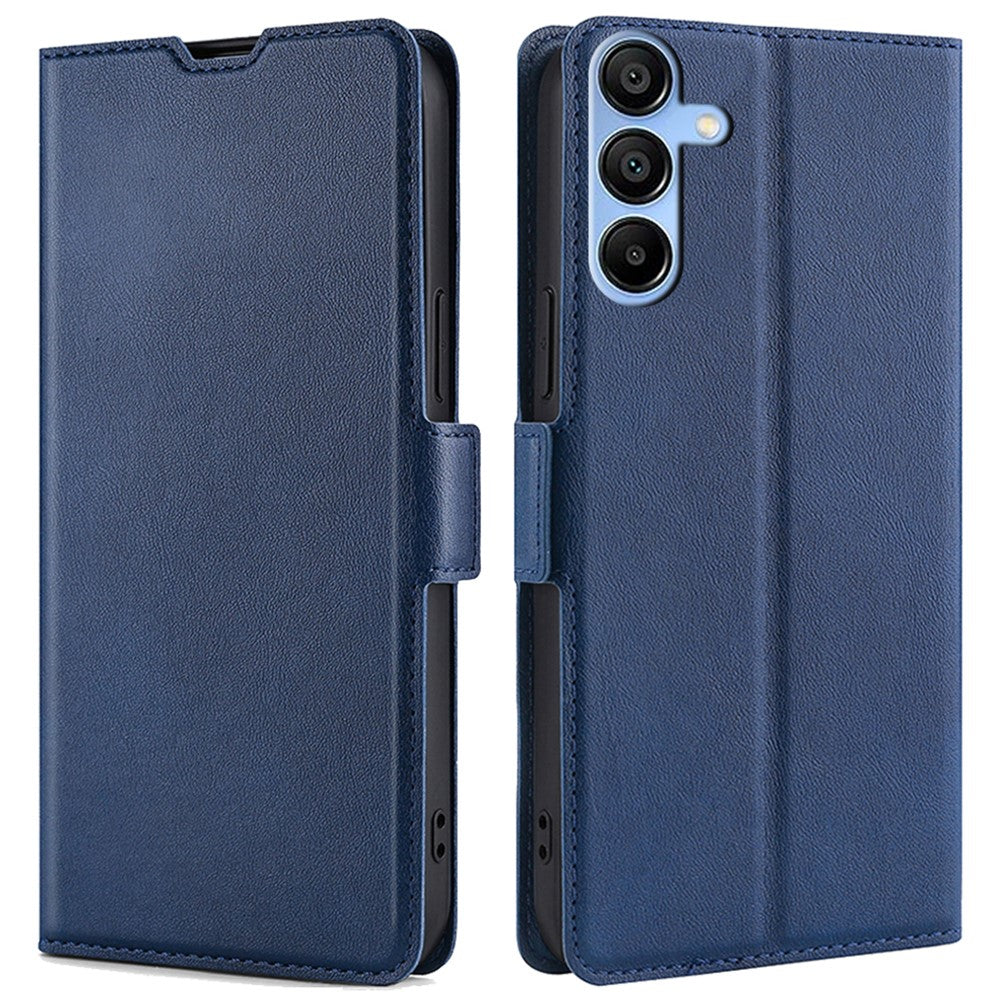 Telefoncover til Samsung Galaxy A15 5G / 4G PU-læder flip cover med kortlommer