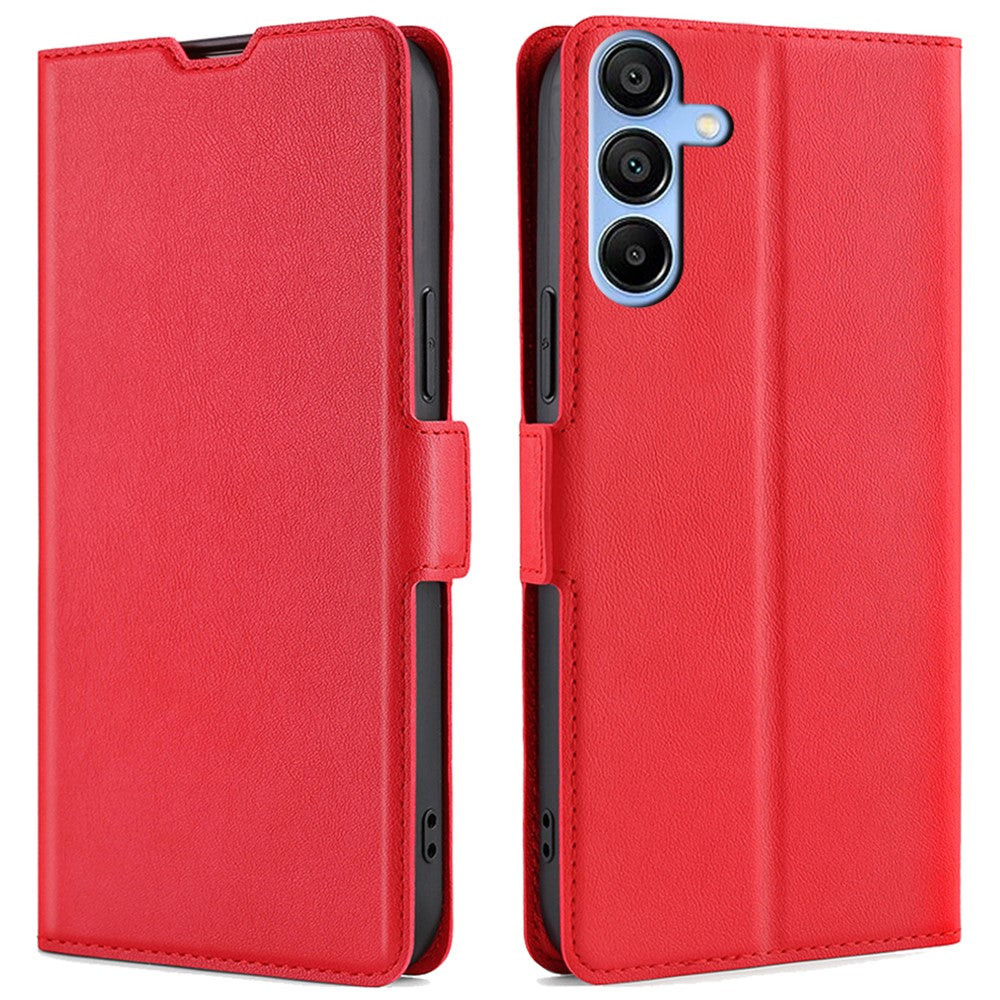Telefoncover til Samsung Galaxy A15 5G / 4G PU-læder flip cover med kortlommer