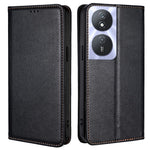 Solid Color Case for Honor Play 50 Plus 5G / Play 8T 5G / X7b 4G / 90 Smart Cover Folio Flip PU Leather Phone Protector