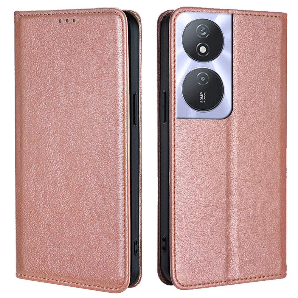 Solid Color Case for Honor Play 50 Plus 5G / Play 8T 5G / X7b 4G / 90 Smart Cover Folio Flip PU Leather Phone Protector
