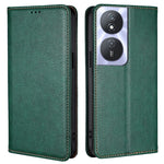 Solid Color Case for Honor Play 50 Plus 5G / Play 8T 5G / X7b 4G / 90 Smart Cover Folio Flip PU Leather Phone Protector