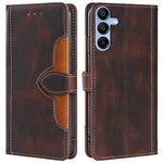 Til Samsung Galaxy A15 4G / A15 5G Cover Stråhat Design PU Læder Standerpung Mobiltelefon Etui