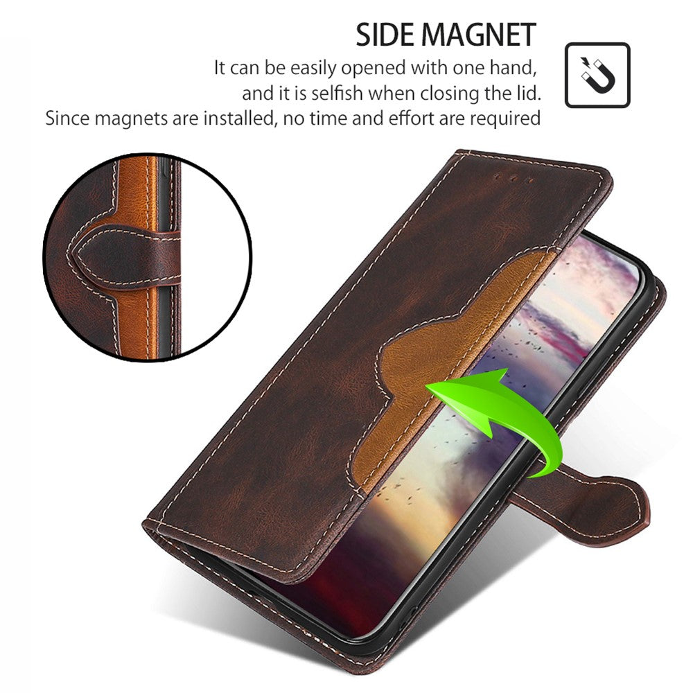 Til Samsung Galaxy A15 4G / A15 5G Cover Stråhat Design PU Læder Standerpung Mobiltelefon Etui