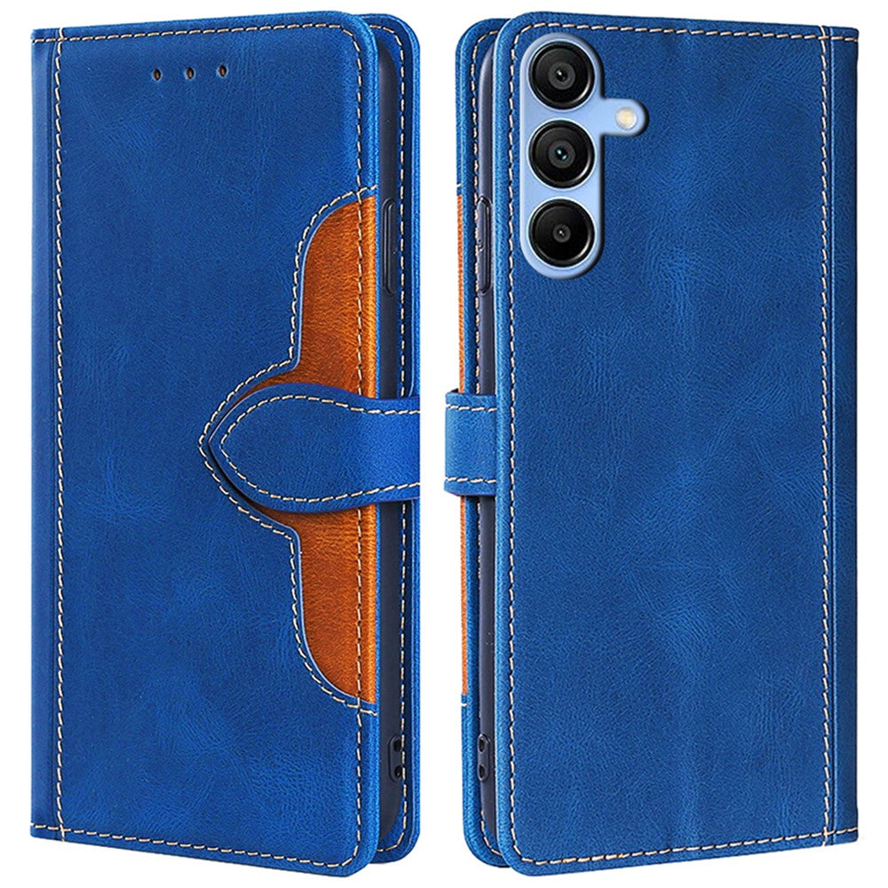 Til Samsung Galaxy A15 4G / A15 5G Cover Stråhat Design PU Læder Standerpung Mobiltelefon Etui