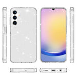 For Samsung Galaxy A15 5G Case Anti-Scratch TPU+PC Sparkly Glitter Clear Phone Cover
