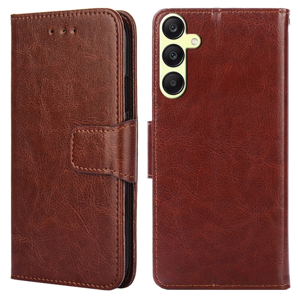 For Samsung Galaxy A25 5G (Global) (161.0 x 76.5 x 8.3mm) Case PU Leather Phone Cover Wallet