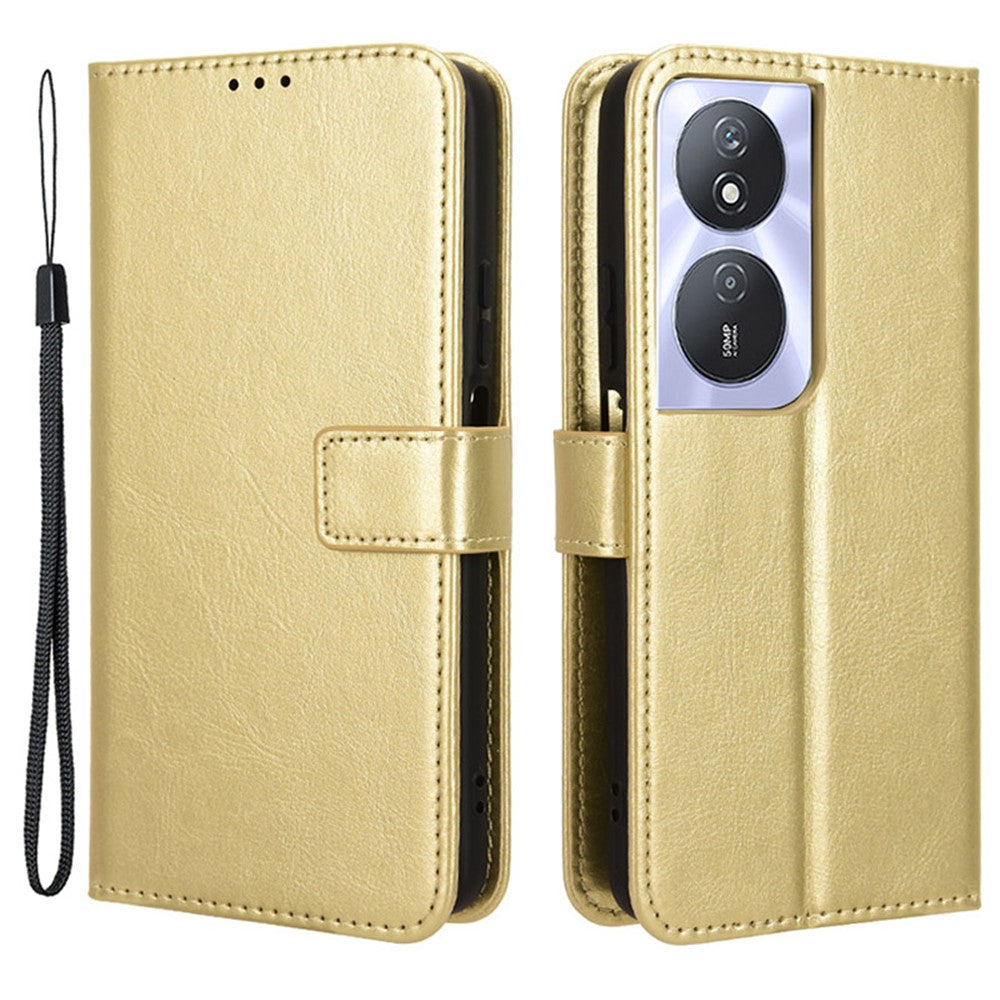 Honor Play 50 Plus 5G / Play 8T 5G / X7b 4G / X7b 5G / 90 Smart Fodral Crazy Horse Texture Läder Plånboksfodral